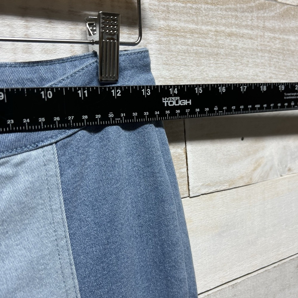 Altar'd State Jeans‎ Small Blue Patchwork Flare B… - image 11